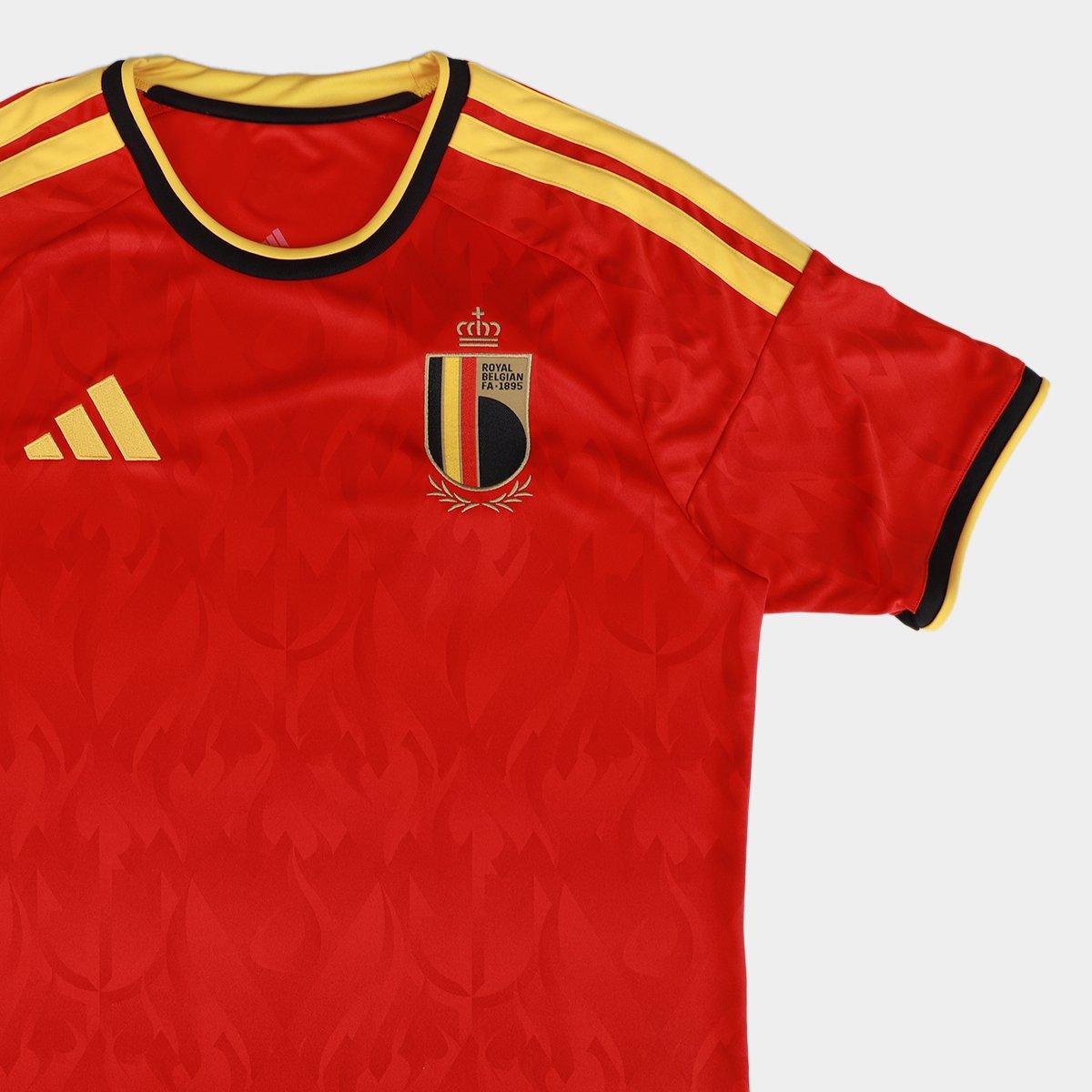 Camisa Seleção Bélgica Home Torcedor 2026 s/n Adidas Masculina - 8