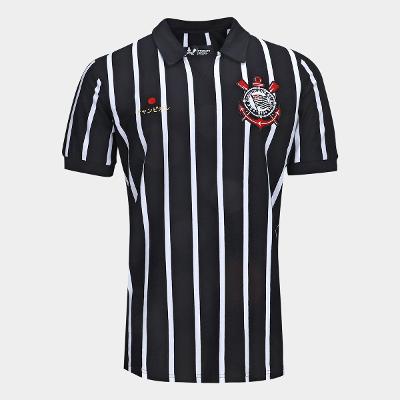 Camiseta Polo Corinthians Retrô Japão Masculina