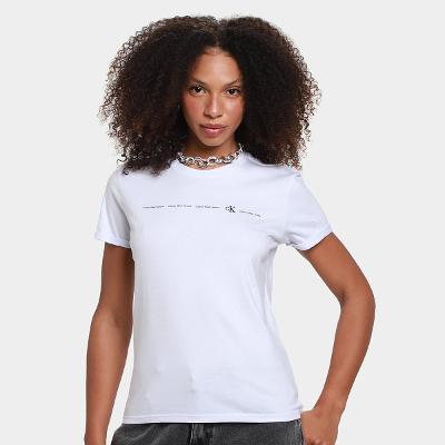 Camiseta Calvin Klein Logo Feminina