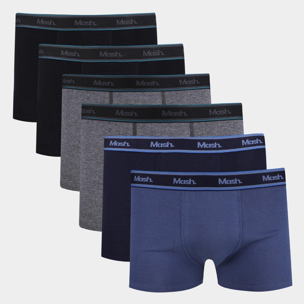 Kit Cueca Boxer Mash C/ 6 Peças - 1