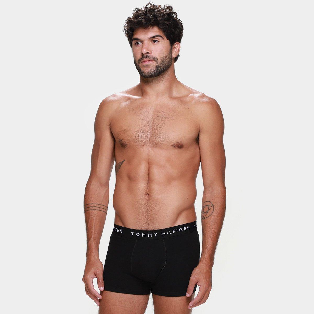 Kit Cueca Boxer Tommy Hilfiger Masculina -  5 Peças - 4