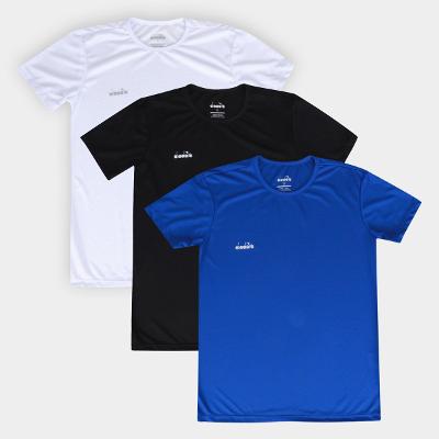 Kit Camiseta Diadora Com 3 Peças  Masculina