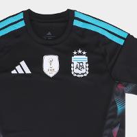 Camisa Seleção Goleiro Argentina Home 2026 Jogador Adidas Masculina - 7