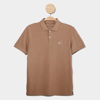 Camisa Polo Infantil Calvin Klein Casual Menino