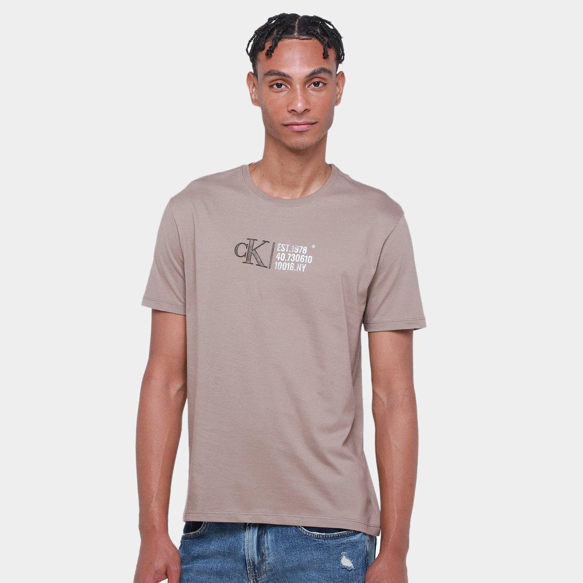 Camiseta Calvin Klein Logo NY Masculina - 1