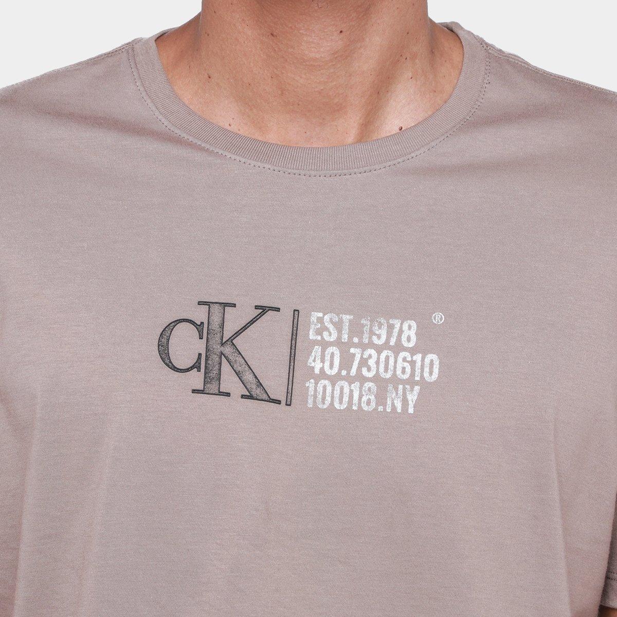 Camiseta Calvin Klein Logo NY Masculina - 3