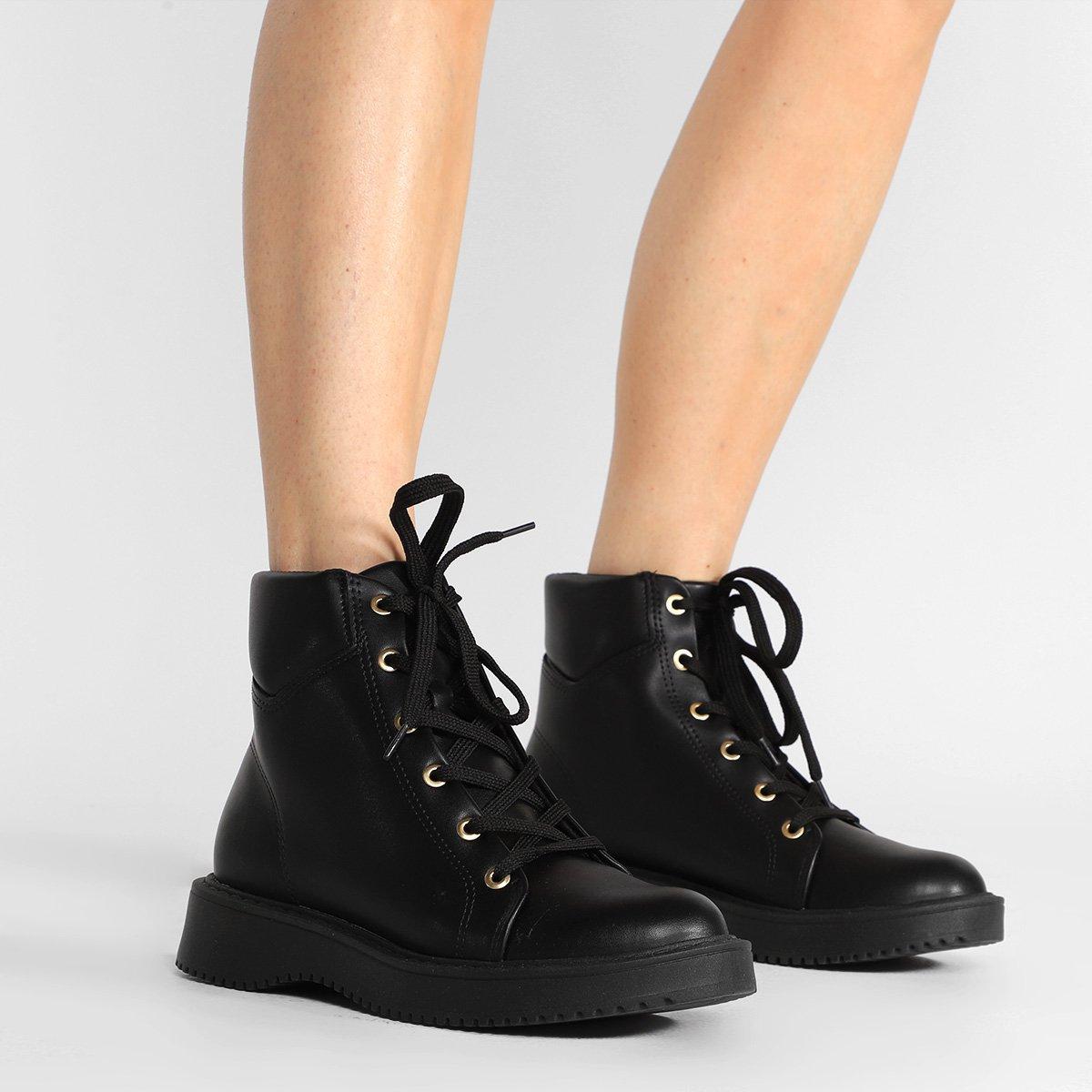 Bota Coturno Moleca Tratorada Feminina - 2