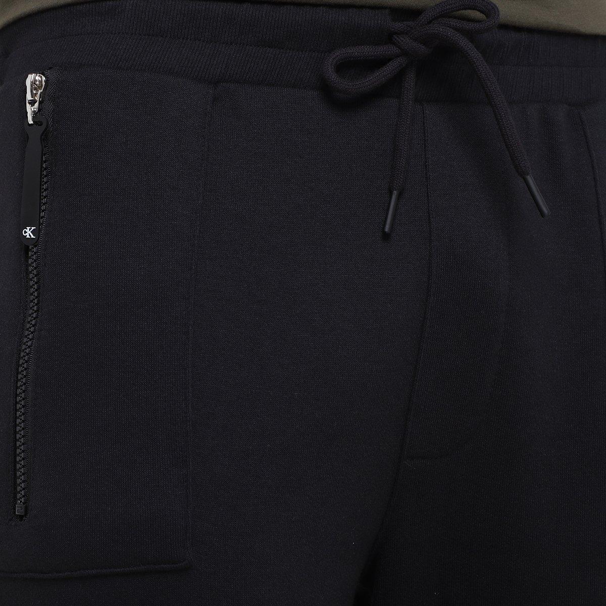 Calça Moletom Calvin Klein Recortes Masculina - 3