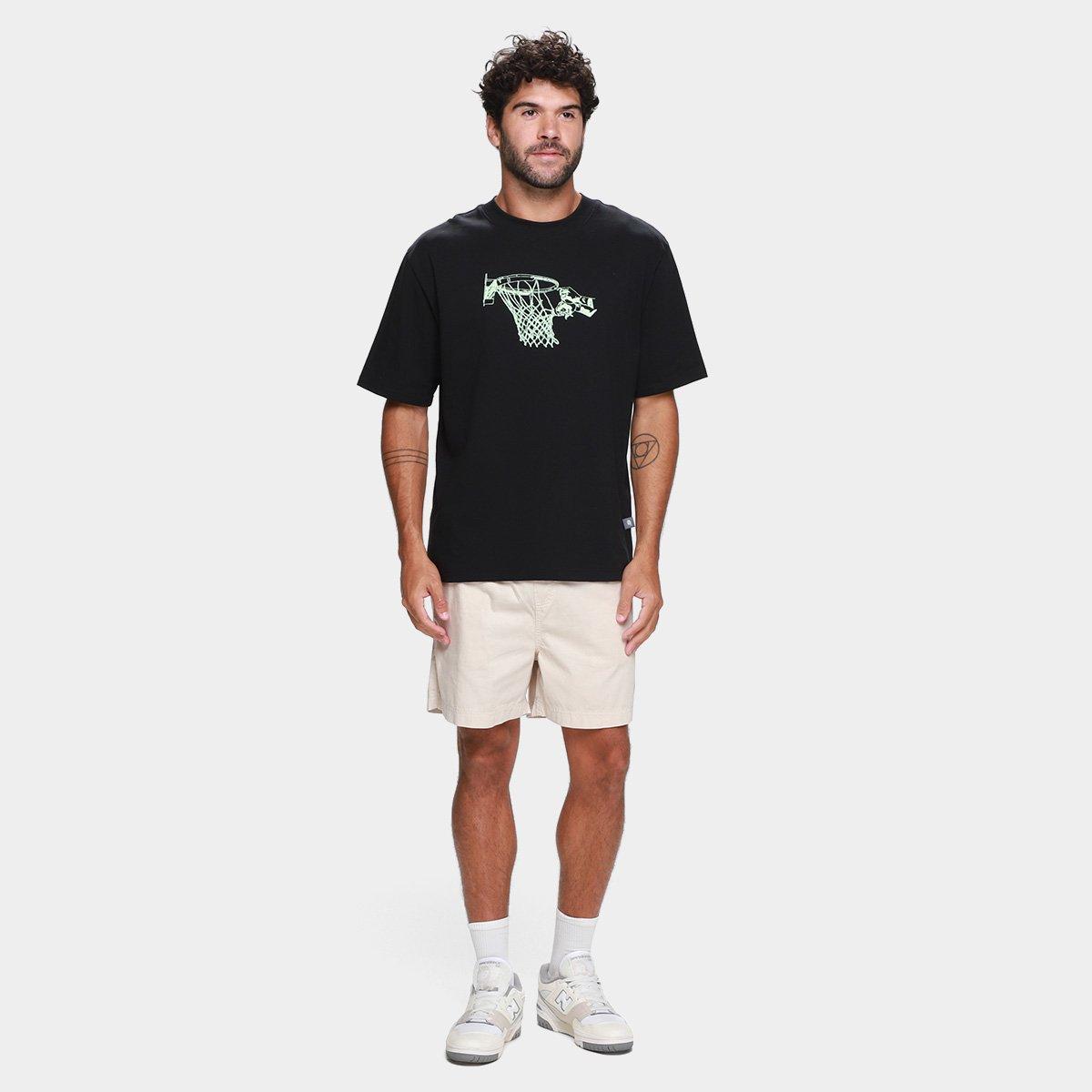 Camiseta New Balance Hoops Masculina - 4
