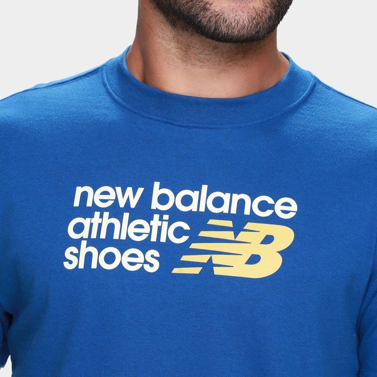 Camiseta New Balance Athletics Relaxed Premium Chest Masculina - 3