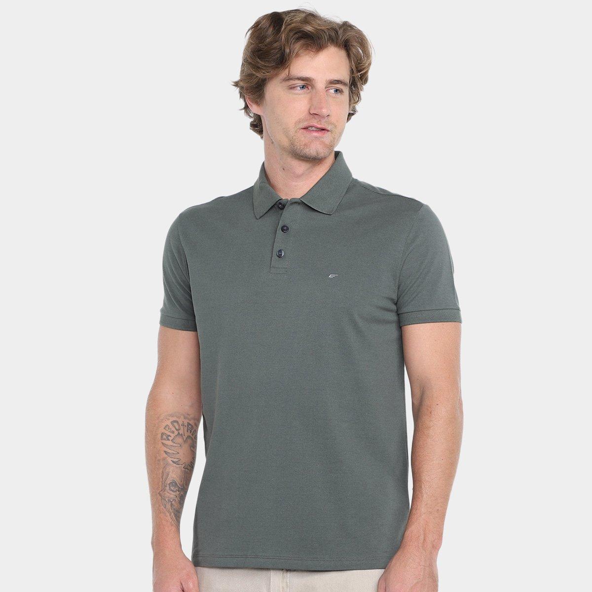 Camisa Polo Ellus Piquet Melange Easa Classic Masculina - 1