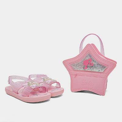 Sandália Infantil Grendene Barbie Popstar Menina