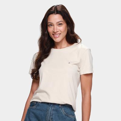 Camiseta Tommy Jeans Casual Feminina