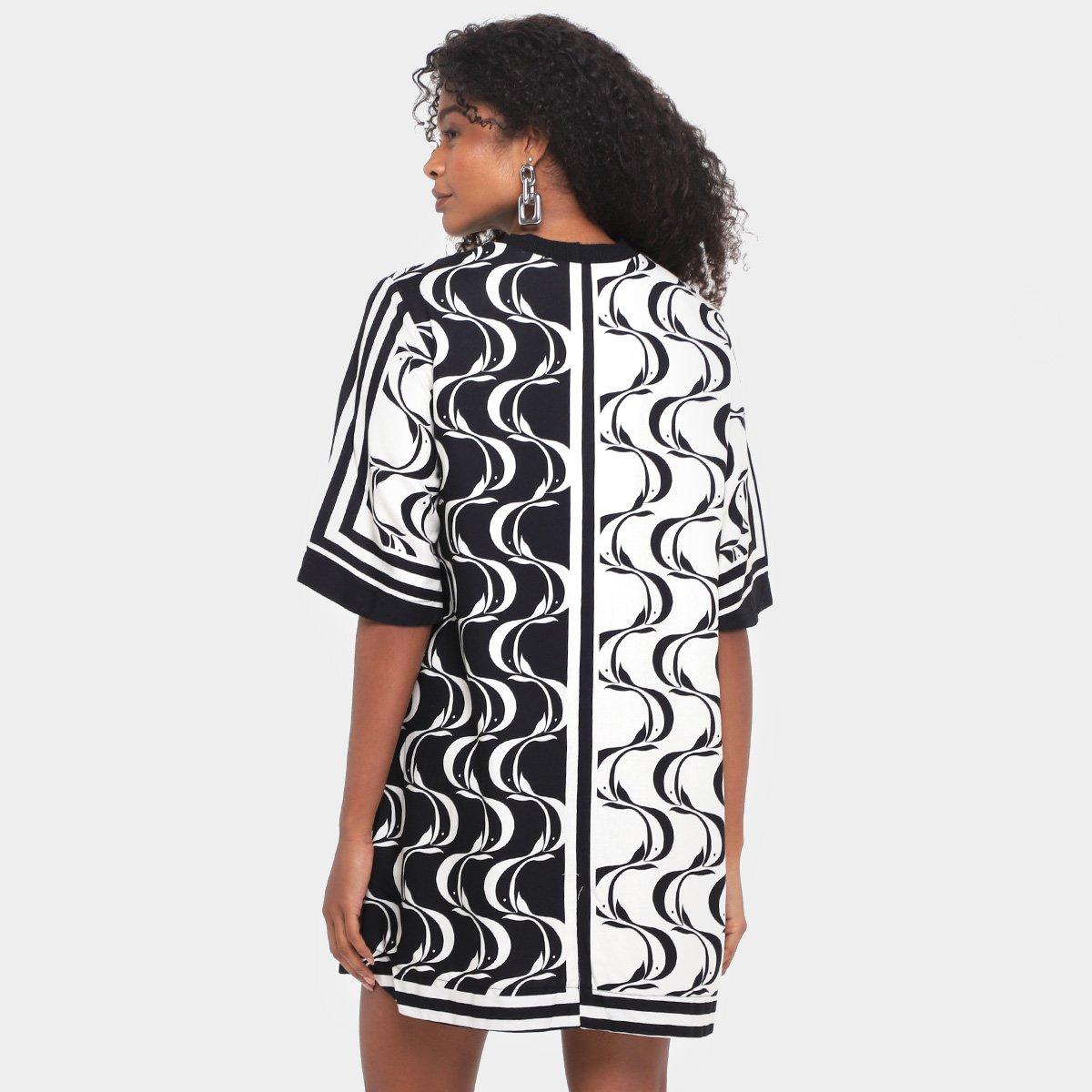 Vestido Farm T-Shirt Peixe Copa - 2