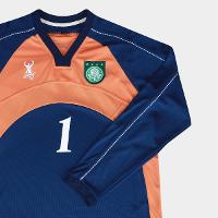 Camisa Manga Longa Palmeiras Goleiro Retrô 2000 Masculina - 6
