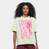 Camiseta Farm Ampla Copabrasil Feminina - 1