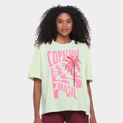 Camiseta Farm Ampla Copabrasil Feminina