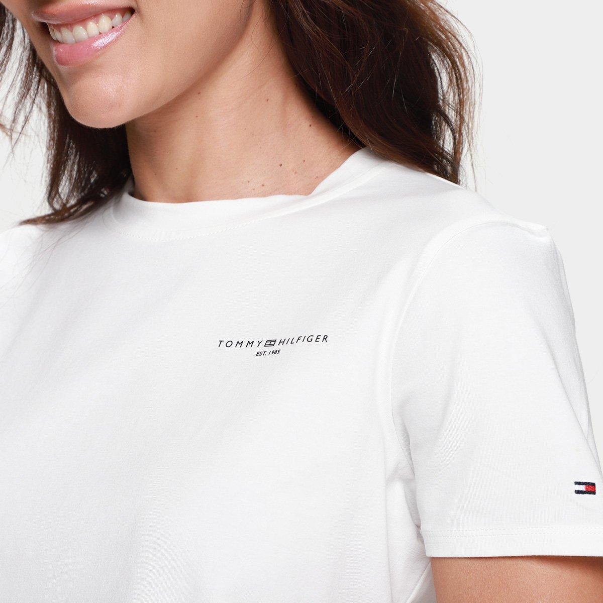 Camiseta Tommy Hilfiger 1985 Casual Feminina - 3