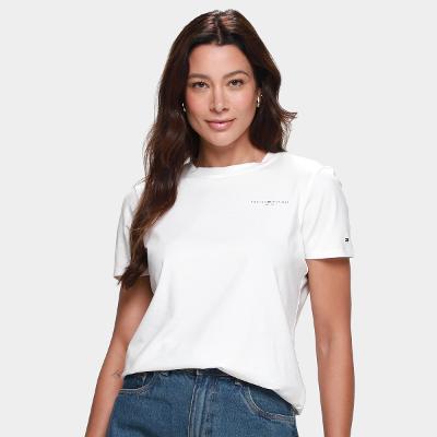 Camiseta Tommy Hilfiger 1985 Casual Feminina