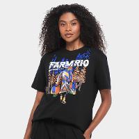 Camiseta Farm Media Patinando Em Ny Feminina - 1