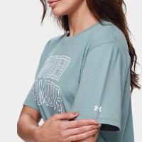 Camiseta Under Armour MC Rival OS Camp Feminina - 3