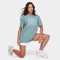 Camiseta Under Armour MC Rival OS Camp Feminina - 4