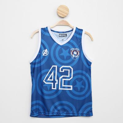 Regata Infantil Marvel Capitão América