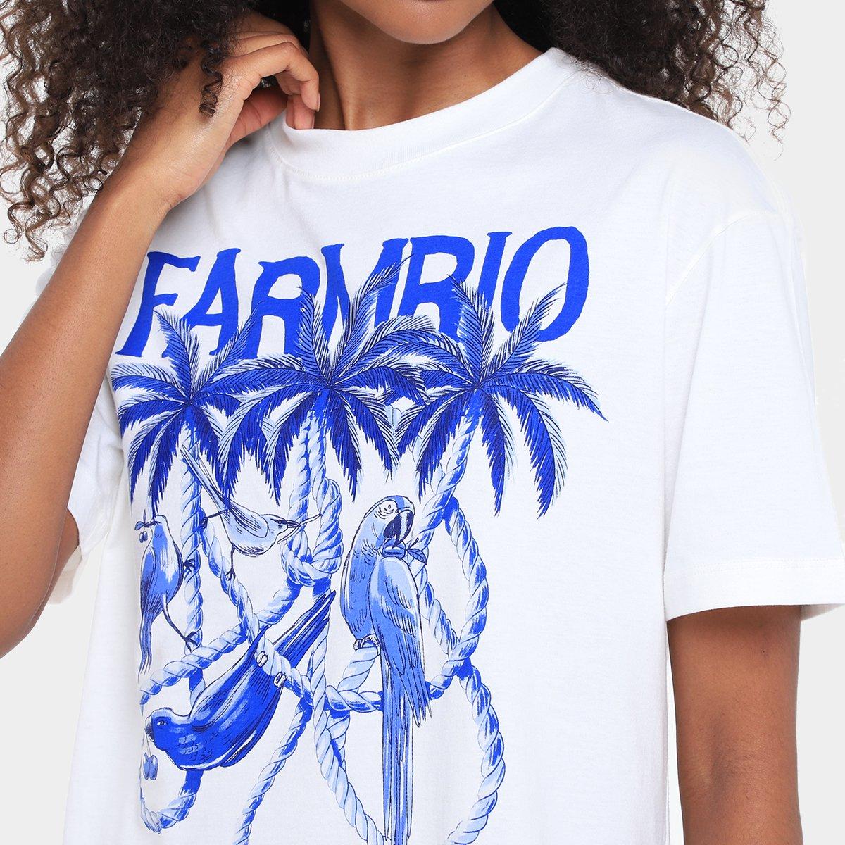 Camiseta Farm Media Cordas e Aves Feminina - 3