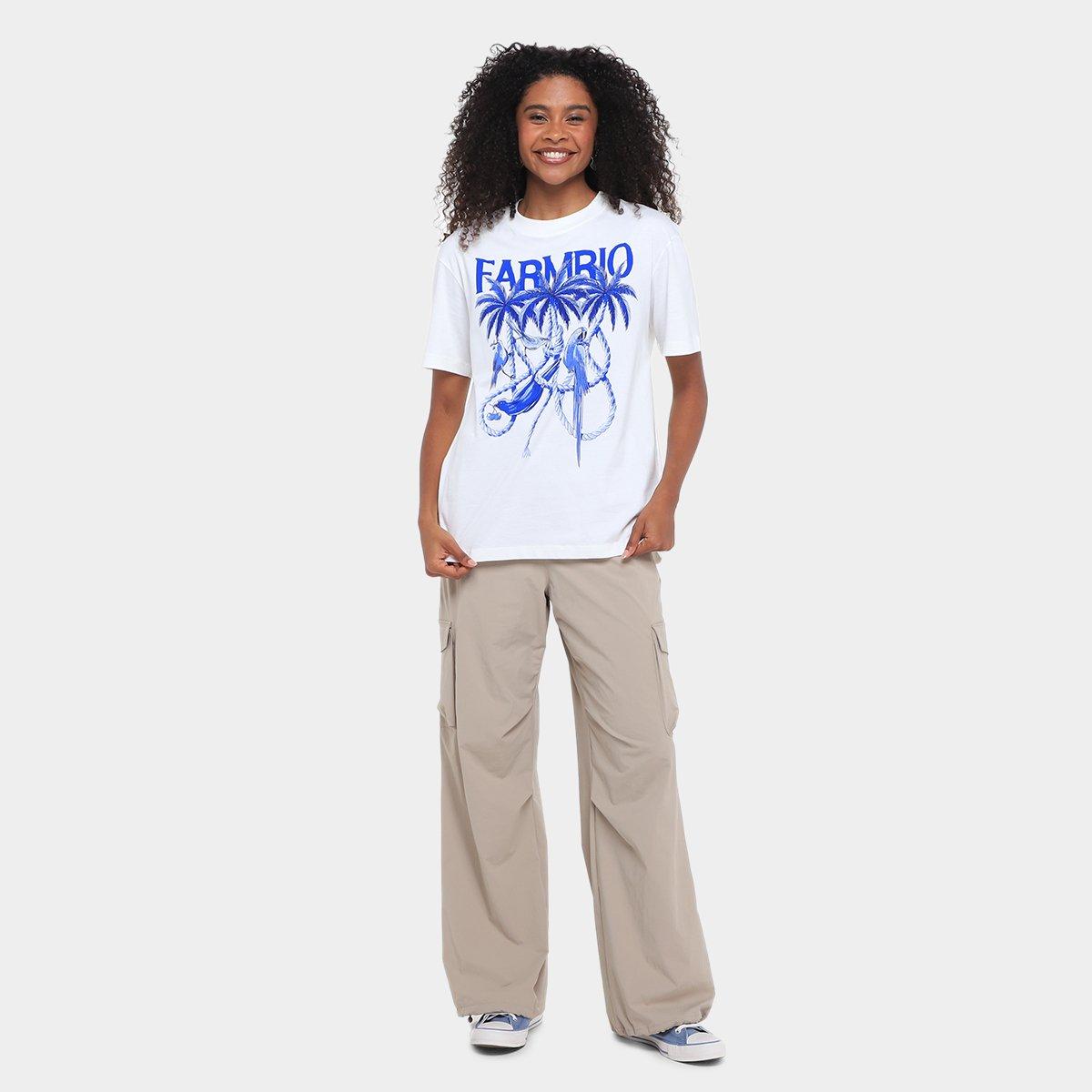 Camiseta Farm Media Cordas e Aves Feminina - 4