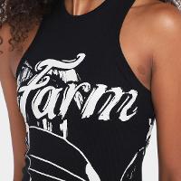 Vestido Farm Midi Rib Tucano Praia - 3