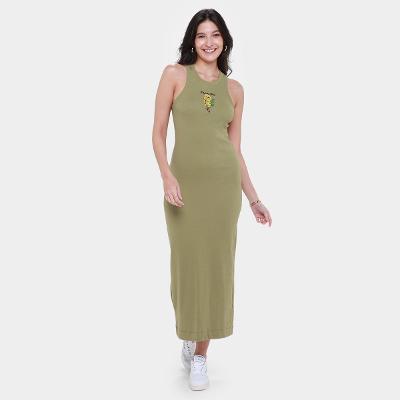 Vestido Midi Farm  Rib Cacho de Banana