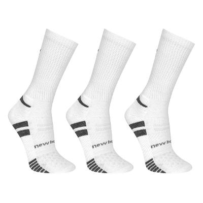 Kit Meia New Balance Cano Alto Com 3 Pares Feminina