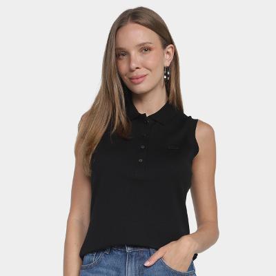 Camisa Polo Lacoste Regata Feminina