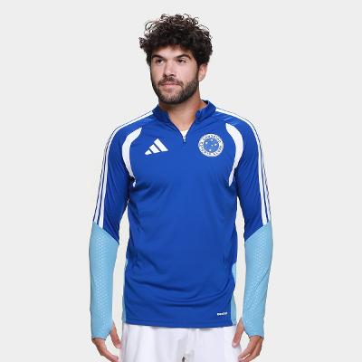 Blusa Cruzeiro 26/27 Treino Jogador Adidas Masculina