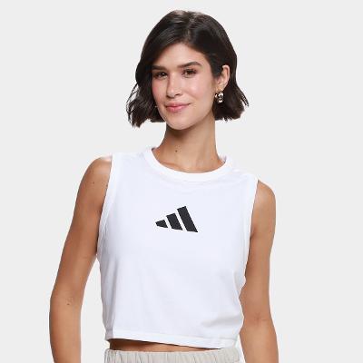Regata Cropped Adidas Casual Feminina