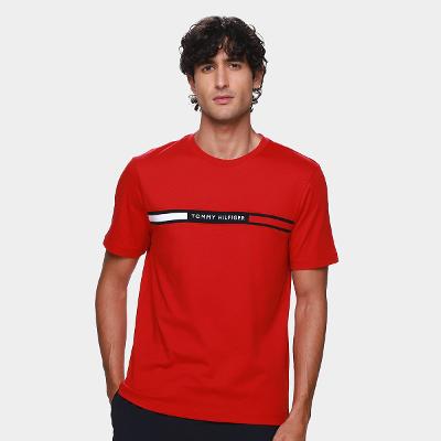 Camiseta Tommy Hilfiger Chest Insert Masculina