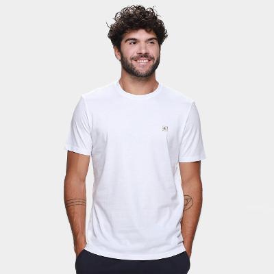 Camiseta Calvin Klein Patch Casual Masculina