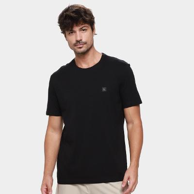 Camiseta Calvin Klein Patch Casual Masculina