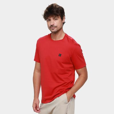 Camiseta Calvin Klein Patch Casual Masculina