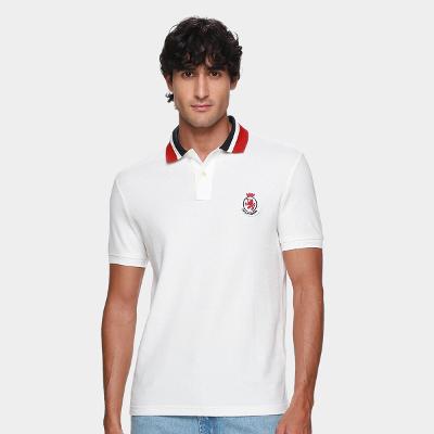 Camisa Polo Tommy Hilfiger Herrinbone Detail Masculina