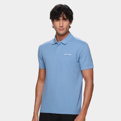 Camisa Polo Tommy Jeans Linear Masculina