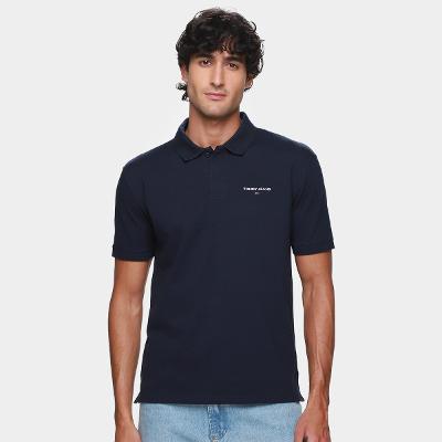 Camisa Polo Tommy Jeans Linear Masculina