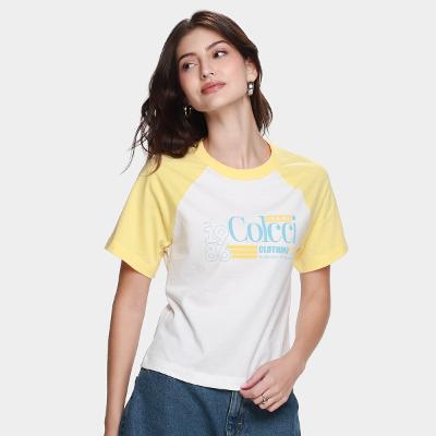 Camiseta Jeans Colcci Casual Feminina