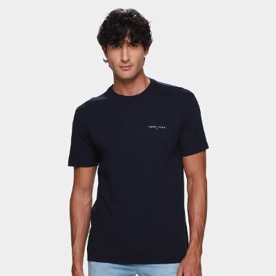 Camiseta Tommy Jeans Linear Chest Masculina