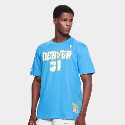 Camiseta NBA Denver Nuggets Nene Mitchell & Ness Masculina