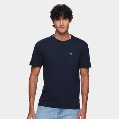 Camiseta Tommy Jeans Washed Pocket Masculina