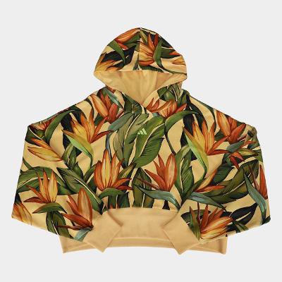 Moletom Plus Size Adidas Farm Com Capuz Feminino