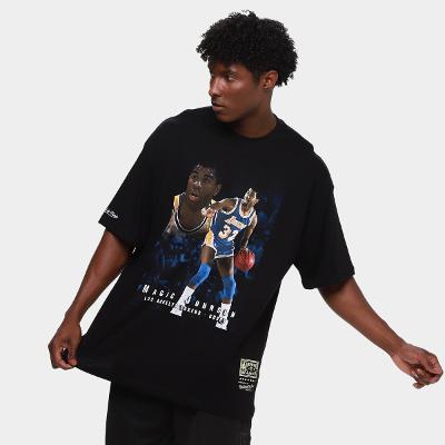 Camiseta NBA Mitchell & Ness Trad Cards Masculina