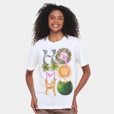 Camiseta Farm Casual Feminina