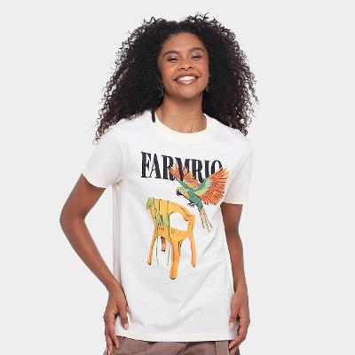 Camiseta Farm Fit Casual Feminina